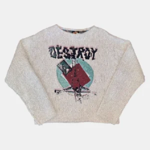 DESTROY WOVEN TAPESTRY SWEATER