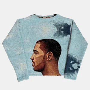 DRAKE WOVEN TAPESTRY SWEATER