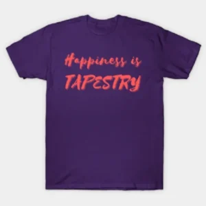 Happiness is Tapestry Purple T-Shirt