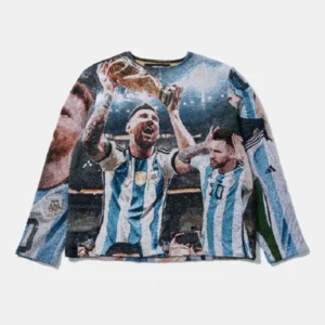 Messi Argentina Tapestry Sweater