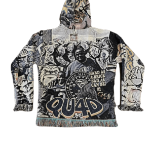 New Custom Tapestry QU4D Hoodie